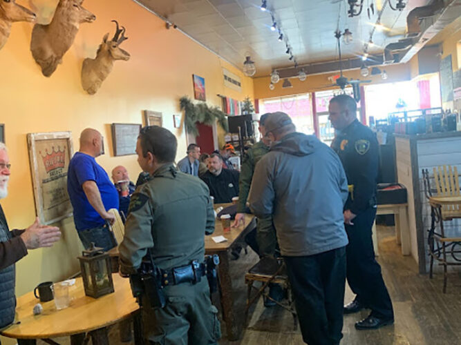 Police chat with residents at Coffee with a Cop event | News, Sports, Jobs - Vimarsana News